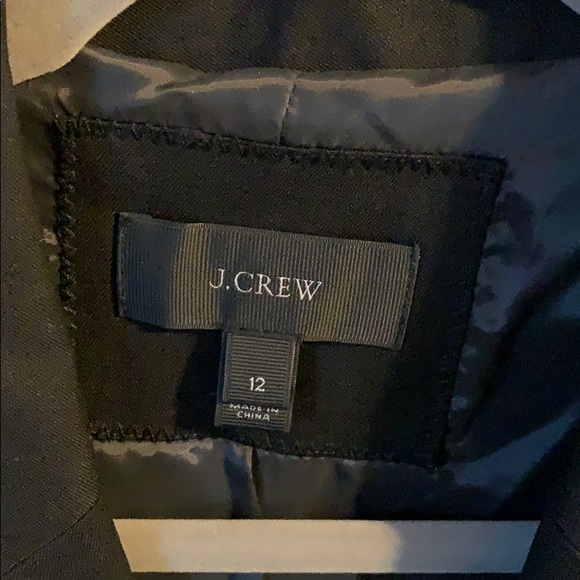 Women’s Black J. Crew Blazer sz 12 - Picture 2 of 4